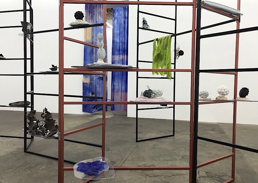 Lisa Kottkamp: Layered Operating System, 2020, Installation View, Josef Filipp Galerie 

